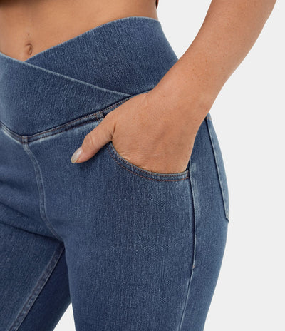 EvoStretch Crossover High-Waisted Jeans