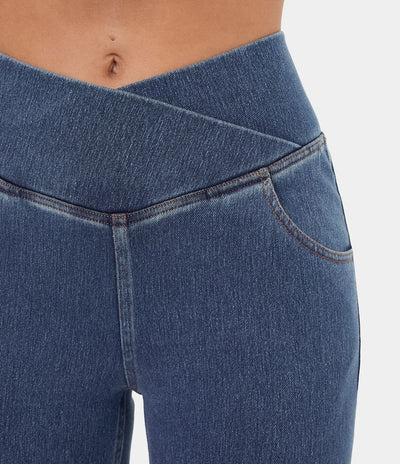 EvoStretch Crossover High-Waisted Jeans