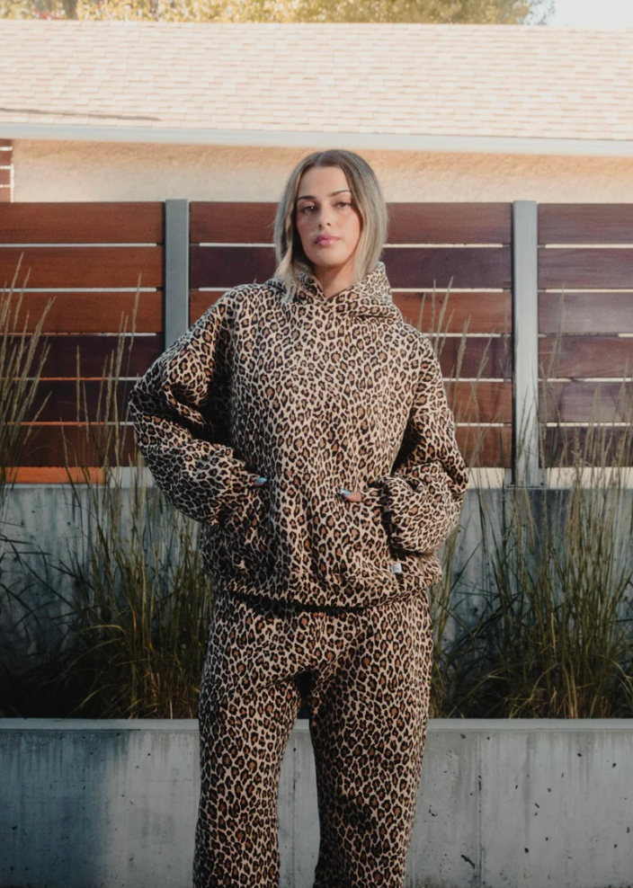 Unisex Leopard Hoodie/Zip Up