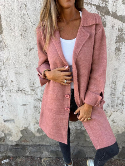 Seraphina | Elegant Long Lapel Coat