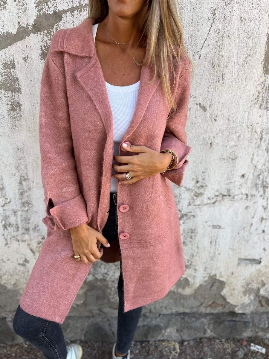 Seraphina | Elegant Long Lapel Coat